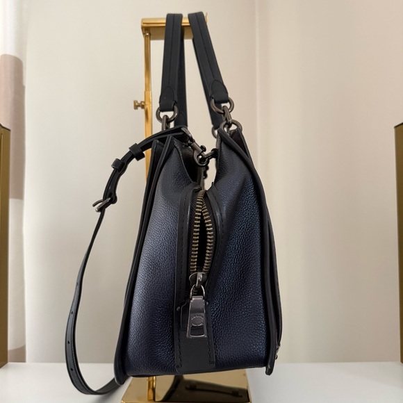 Coach Dreamer 36 in Metallic Colorblock Pebbled Leather - Picture 6 of 16